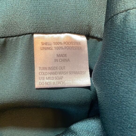 Shona Joy Draped Cocktail Frill Dress Emerald 8 - Picture 6 of 7